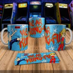 Yie Ar KungFu 8Bit Arcade Retro Gaming Mug - Fun & Unique!