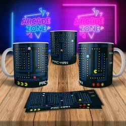 Pac Man 8Bit Arcade Retro Gaming Mug 2 - Fun & Unique!