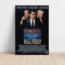 Wall Street 1980's Movie Poster - Fine Art Collectible