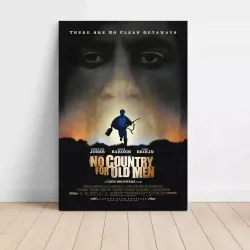 No Country for Old Men Fine Art Movie Poster - 2000's Classic