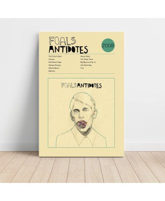 Foals - Antidotes  Fine Art Album Poster Wall Art